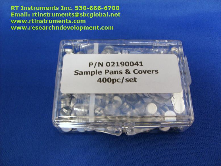 DSC Aluminuim Standard Sample Pans with Covers - Click Image to Close